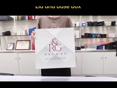 پاک کننده صورت لوکس ماساژور کاغذ بسته بندی 2 قطعه محکم بلند کردن بند جعبه هدیه