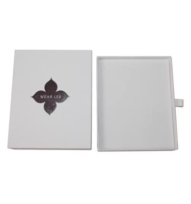 جعبه جواهرات با لوگوی سفارشی برای انگشتر، گوشواره، دستبند، گردنبند، بسته بندی مقوایی سخت، جعبه مقوایی برای بطری ها