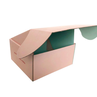 300 گرم فلوت CCNB سفارشی چاپ شده تاشو Kraft Mailer Box برای حمل و نقل محصولات خانگی