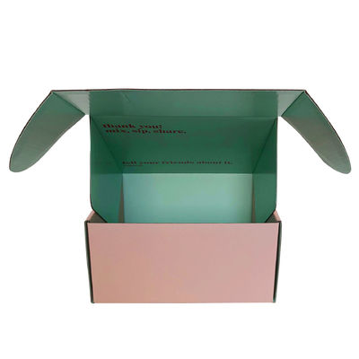 300 گرم فلوت CCNB سفارشی چاپ شده تاشو Kraft Mailer Box برای حمل و نقل محصولات خانگی