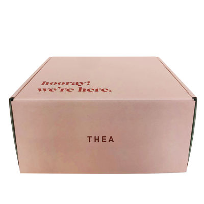 300 گرم فلوت CCNB سفارشی چاپ شده تاشو Kraft Mailer Box برای حمل و نقل محصولات خانگی