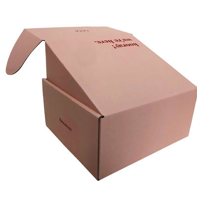 300 گرم فلوت CCNB سفارشی چاپ شده تاشو Kraft Mailer Box برای حمل و نقل محصولات خانگی
