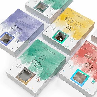 بسته بندی جعبه هدیه سخت کاغذی