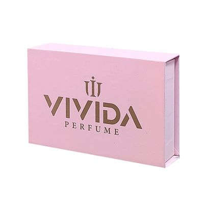 برچسب سفارشی چاپی جعبه هدیه شکل کتاب مغناطیسی برای عطر و لوازم آرایشی کولن