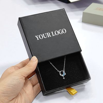 بسته بندی جواهرات صنعتی با کشوی کشویی و لایه بندی مت / درخشان