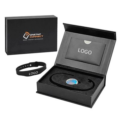 جعبه هدیه سفارشی ضد آب برای رویداد جشنواره RFID مچ بند سیلیکونی قابل شستشو