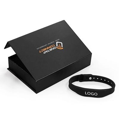 جعبه هدیه سفارشی ضد آب برای رویداد جشنواره RFID مچ بند سیلیکونی قابل شستشو