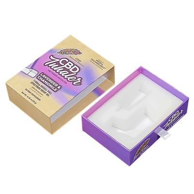 4C/UV/Lamination/Embossing/Stamping Meterd Inhaler کاغذ کشویی بسته بندی با فوم