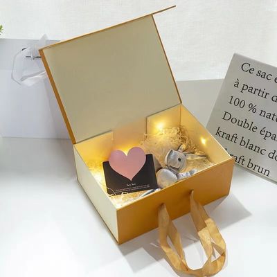 جعبه بسته بندی مغناطیسی لوکس جعبه هدیه کاغذی شکل کتاب