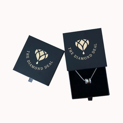 چاپ CMYK لوکس لوگو سفارشی کشوی هدیه جعبه برای جواهرات و لوازم جانبی