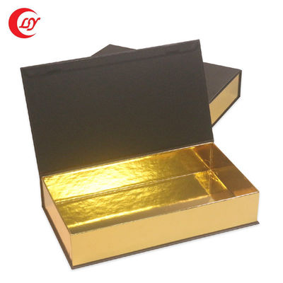 بسته بندی طلای سیاه کاویار قرمز قوطی قوطی هدیه با بسته بندی کاغذ و آستین