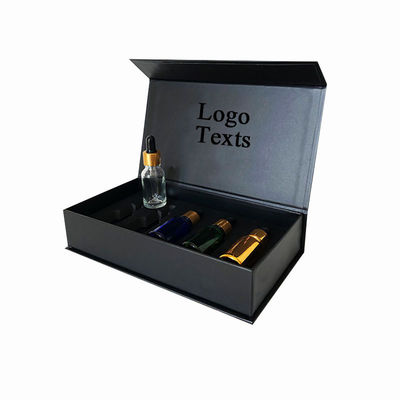 بازیافت شده سفارشی دسته کوچک کتاب شکل عطر بطری شیشه ای بسته های هدیه آرایشی