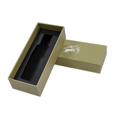 لوگو سفارشی طلای کوچک پوشک لوکس و پایه بطری عطر جعبه هدیه کاغذی محکم