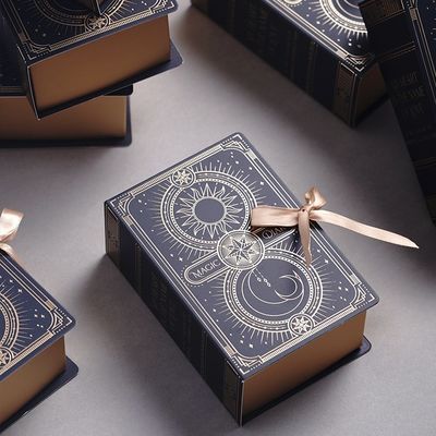 جعبه هدیه مغناطیسی لوکس سفارشی کیک گل چای بسته بندی جعبه سفارشی با بسته بندی لوگو
