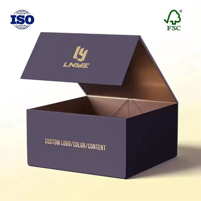 جعبه بسته بندی کاغذی با کیفیت بالا جعبه هدیه مقوا جعبه کاغذی خاص تاشو مغناطیسی تاشو