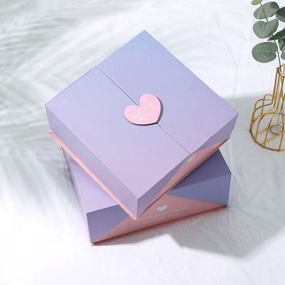 جعبه باز دو درب با رنگ عطر ساعت بسته بندی جعبه هدیه با لوگو خود