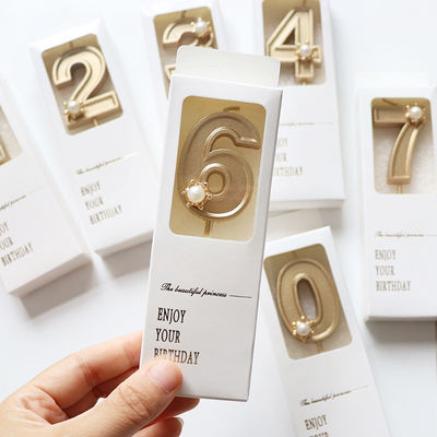 جعبه چاپ رنگی سفارشی کیک عدد شمع تولد جعبه هدیه کوچک جعبه های هدیه کوچک