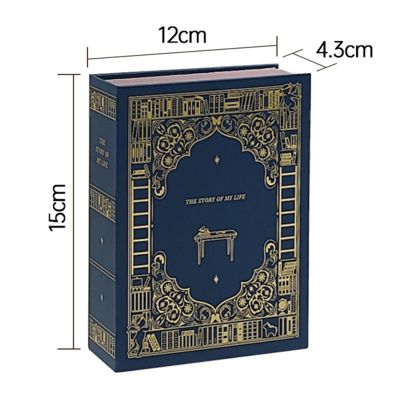 بسته بندی جعبه هدیه شکل کتاب لوکس چاپ شده سفارشی برای شمع های برند شده راه حل هدیه عروسی پریمیوم