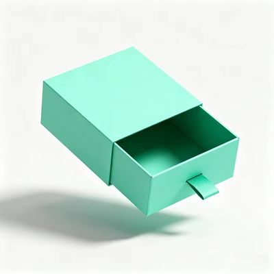 جعبه بسته‌بندی هدیه مقوایی سفید با کشوی طرح مربع لوکس عمده‌فروشی، جعبه جواهرات