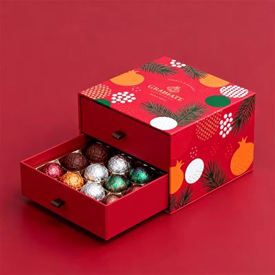 بسته بندی جعبه شکلات توت فرنگی کوچک لوکس سفارشی کاغذ با کیفیت بالا جعبه هدیه