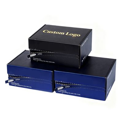 جعبه های کاغذی لوله دار برای پوشاک لوازم آرایشی عطر کلاه بسته بندی اشک نوار چاپی جعبه