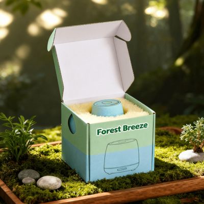 سفارشی سفارشی لوکس رنگارنگ جعبه نامه کوچک موج دار با لوگو برای لوازم آرایشی