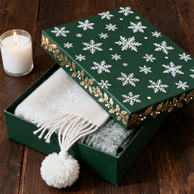 جعبه های هدیه کریسمس لوکس سفارشی مقوایی مات سخت برای بسته بندی روسری لباس زیر پیراهن مواد ضدعفونی کننده بازیافتی