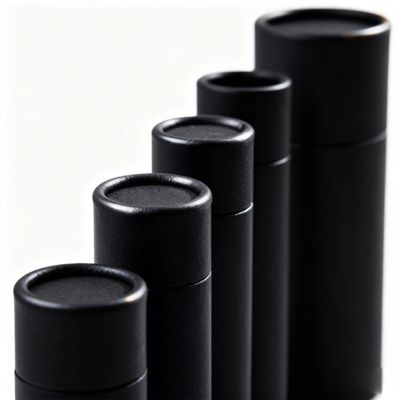 لوله کاغذی استوانه ای سفارشی برای مسواک، روغن ضروری، شمع، قهوه، چای، بسته بندی، مواد کاغذ کرافت و مقوا