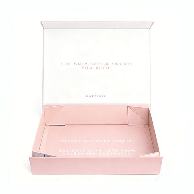 بسته لباس های لوکس با کیفیت بالا سفارشی شده با محیط زیست سازگار جعبه های کاغذی گفتی مغناطیسی برای لباس زیر