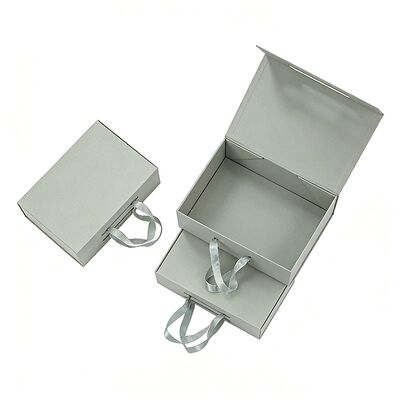 Custom Low Moq Eco-friendly Embossed Paper Boxes Magnetic Folding Gift Box for Chocolate Wine Jewelry Luxury Packaging