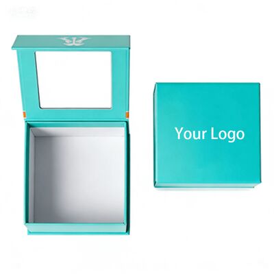 جعبه های هدیه با بسته بندی مغناطیسی دست ساز با بسته بندی پنجره جعبه های کاغذی برای کلاه و لباس