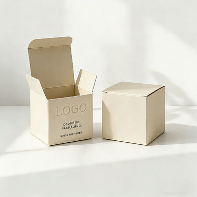 لوگو سفارشی چاپ شده لوکس بافت دار پایان هنر کاغذ UV پوشش بسته بندی قابل بازیافت برای جعبه عطر