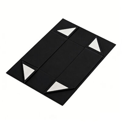 عمده فروشی بسته بندی مغناطیسی سازگار با محیط زیست جعبه هدیه دسته سفارشی اسفنج کاغذی سیاه مچ لایه بندی برای کارت های ورزشی