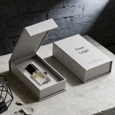 جعبه هدیه عطر با درب و بسته شدن مغناطیسی سخت و چاپ UV سازگار با محیط زیست برای جعبه های کاغذی لوکس
